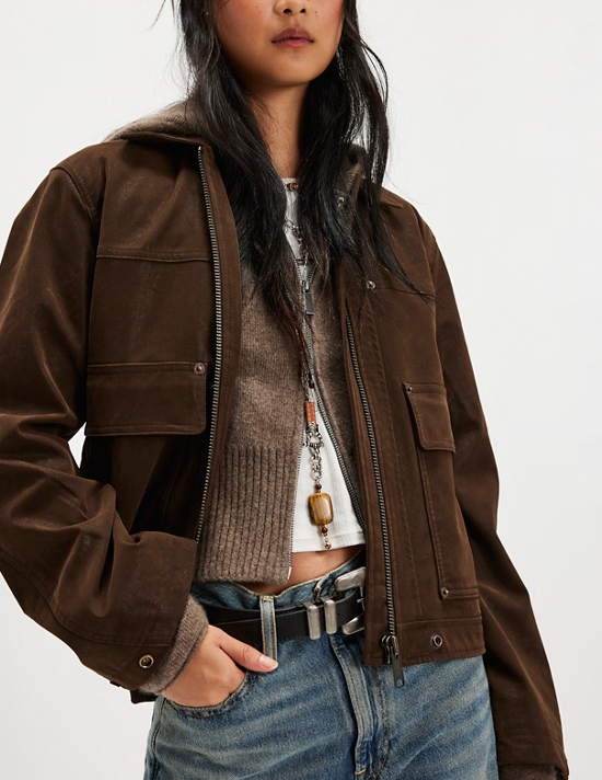 Faux Suede Jacket by Free People