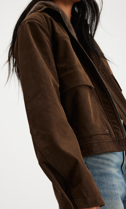 Faux Suede Jacket by Free People