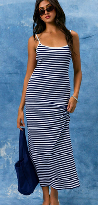 Striped Maxi Dress