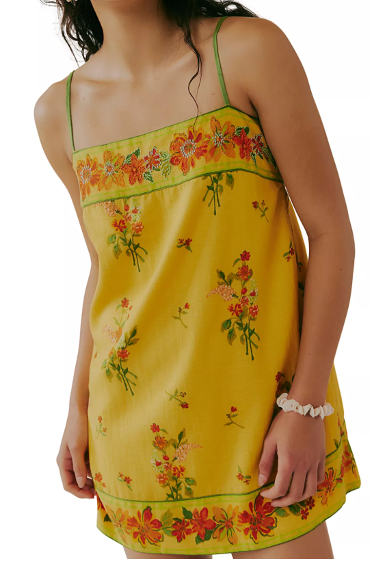 Yellow Mini Dress by Free People