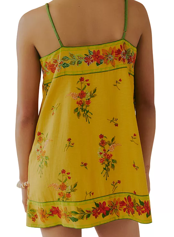 Yellow Mini Dress by Free People