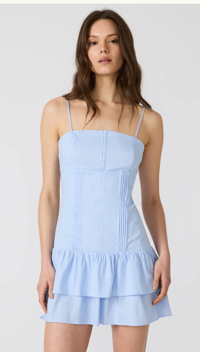 Blue Striped Mini Dress by Steve Madden