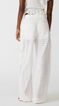 Duo Eyelet Pant by Steve Madden