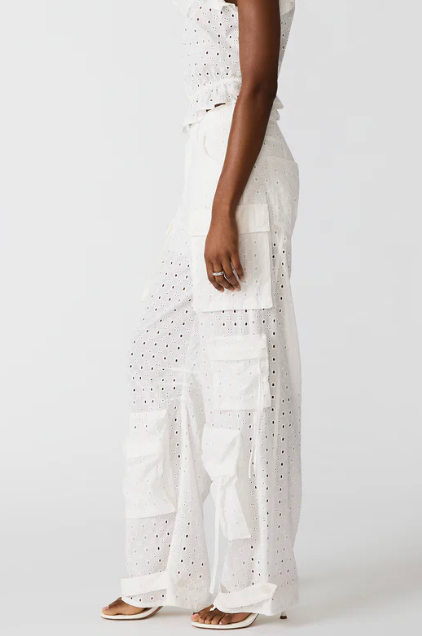 Duo Eyelet Pant by Steve Madden