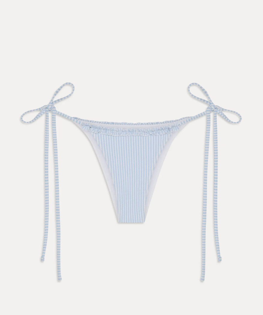 Blue and White Swimsuit Set by Frankie's Bikinis