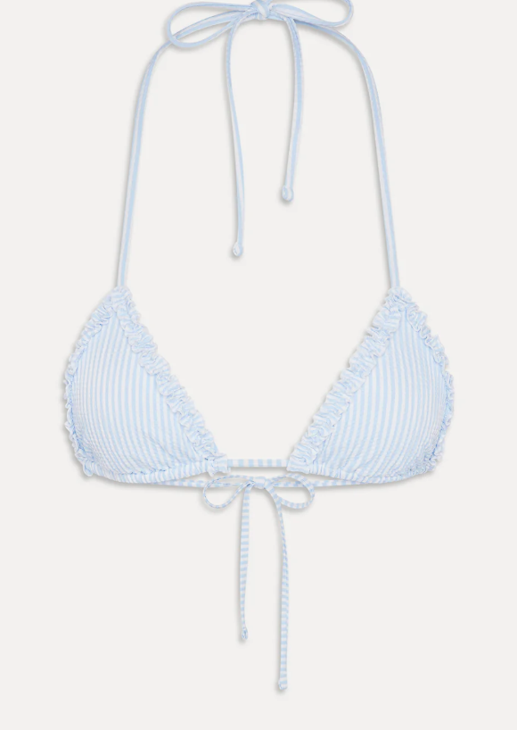 Blue and White Swimsuit Set by Frankie's Bikinis