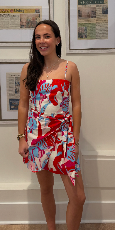 Samantha Wrap Mini Dress by Lucy Paris