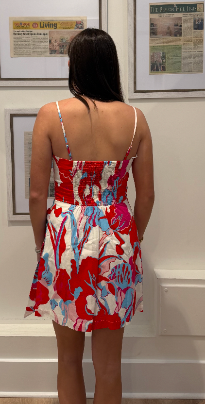 Samantha Wrap Mini Dress by Lucy Paris