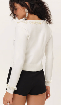 Seashell Collar Cardigan by For Love and Lemons
