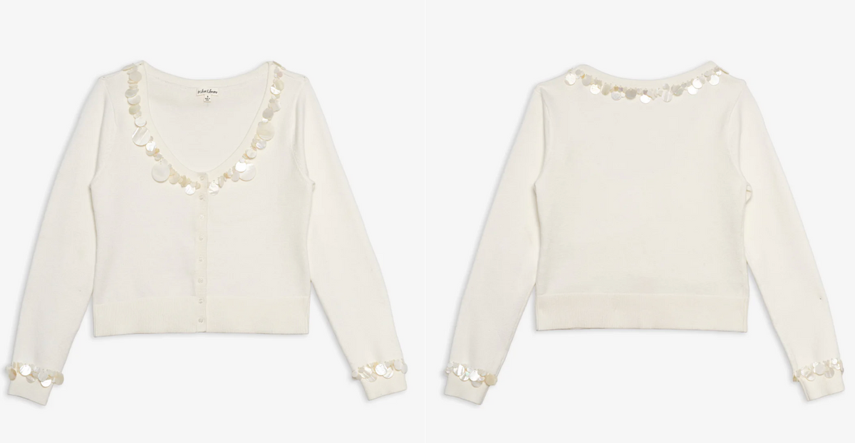 Seashell Collar Cardigan by For Love and Lemons
