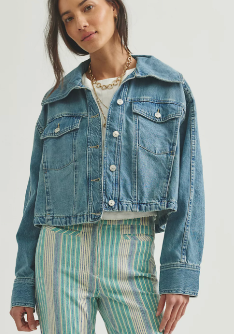 Denim Side to Side Jacket by Free People