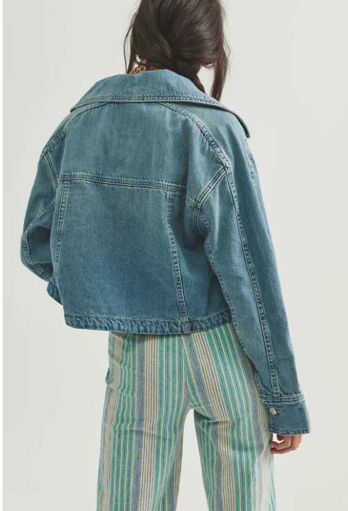 Denim Side to Side Jacket by Free People