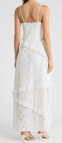 White Lace Maxi Dress by Steve Madden