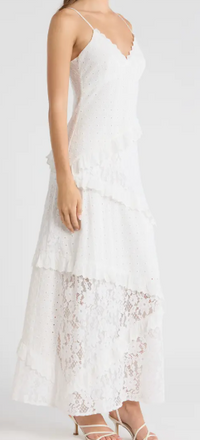 White Lace Maxi Dress by Steve Madden