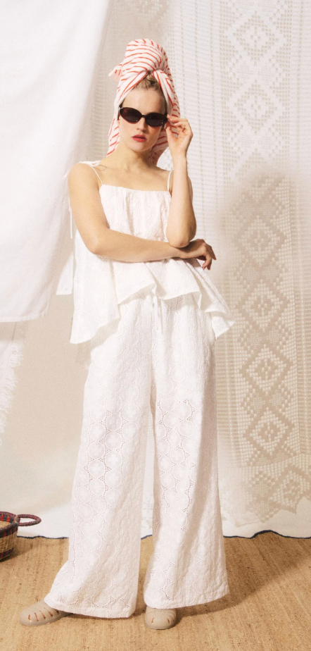 Eyelet Pants by FRNCH