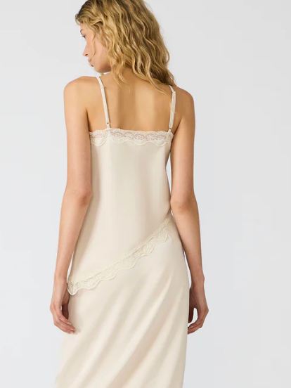Ivory Silky Lace Top by Steve Madden