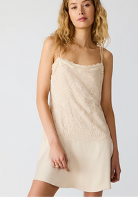 Mix Media Pleated Mini Dress by Steve Madden