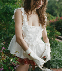 Laura Eyelet Top by For Love and Lemons