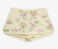 Amari Yellow Skort by For Love and Lemons