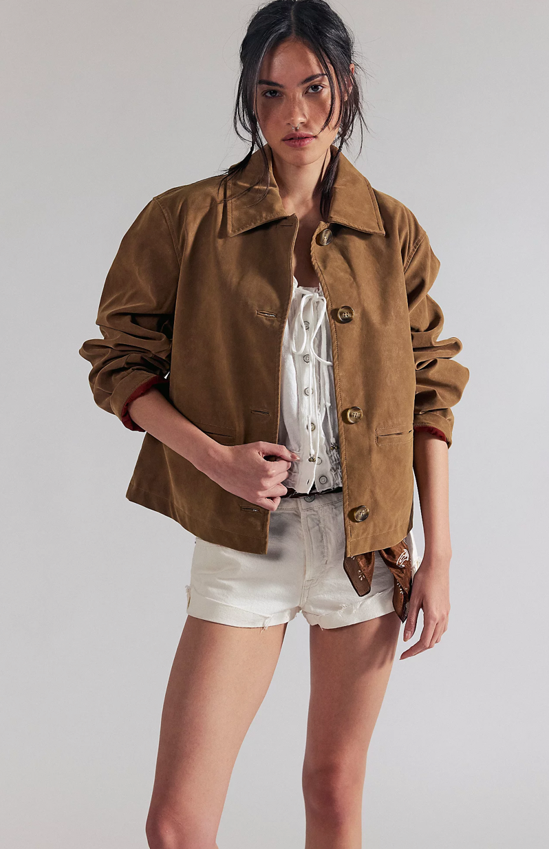 Hera Vegan Suede Jacket by Free People
