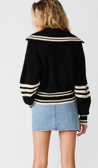Dara Zipper Sweater By Steve Madden