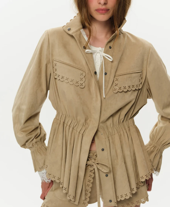 Faux Suede Mellie Jacket by For Love and Lemons