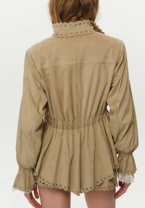 Faux Suede Mellie Jacket by For Love and Lemons
