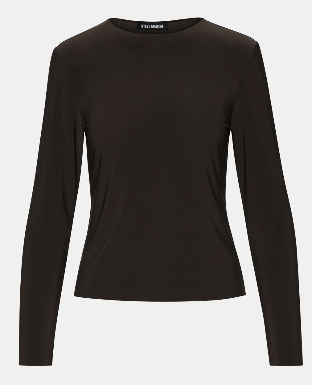 Seline Long Sleeve Top in Brown by Steve Madden
