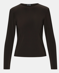 Seline Long Sleeve Top in Brown by Steve Madden