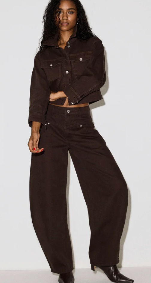 Brown Jean Pant by Steve Madden