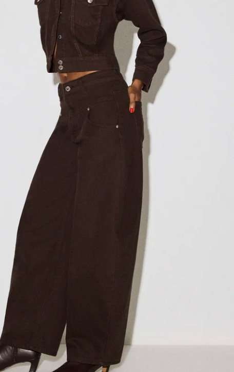 Brown Jean Pant by Steve Madden