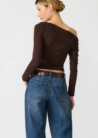 Ryder Knit Top by Steve Madden (available in black or brown)