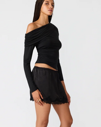 Ryder Knit Top by Steve Madden (available in black or brown)