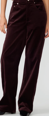 Sydnee Velvet Pant by Steve Madden