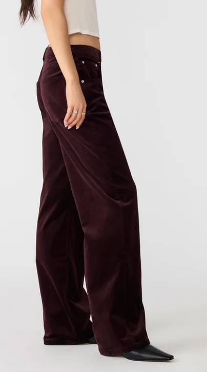 Sydnee Velvet Pant by Steve Madden