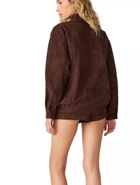 Henson Brown Faux Suede Jacket by Steve Madden