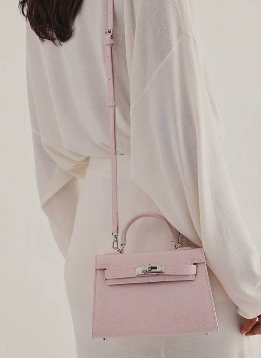 Pink Vegan Leather Bag by Billini