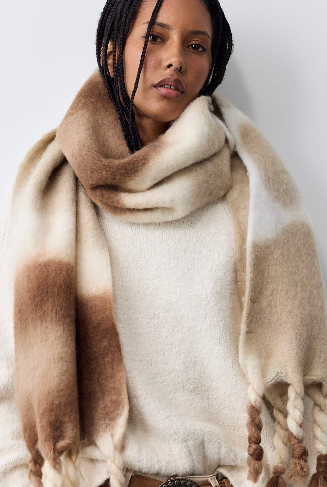 Winter Days Blanket Scarf by Free People