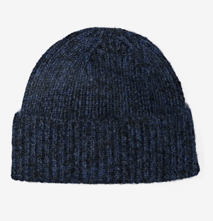 Navy Frostline Beanie Hat by Free People