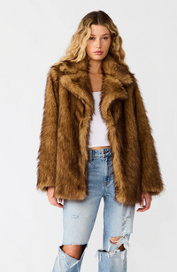 Kindra Faux Fur Jacket by Steve Madden
