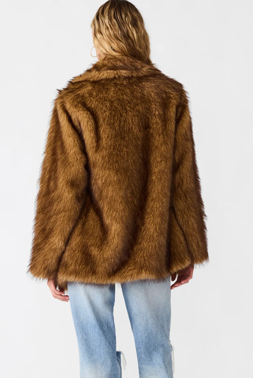 Kindra Faux Fur Jacket by Steve Madden