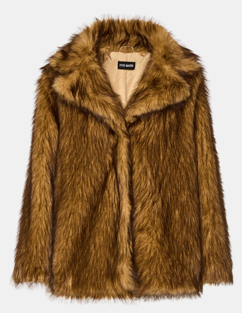 Kindra Faux Fur Jacket by Steve Madden