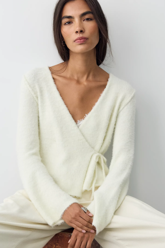 Snowfall Wrapped Sweater by Free People