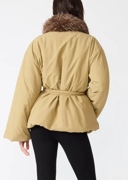 Millarca Faux Fur Coat by Steve Madden