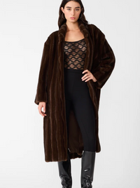 Peclair Faux Fur Coat by Steve Madden
