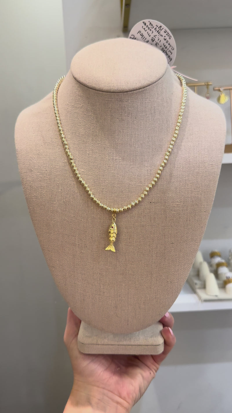 Fish Necklace by Kimberly Aman