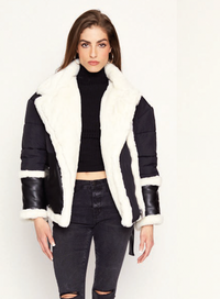 Baby its Cold Wrap Puffer Jacket