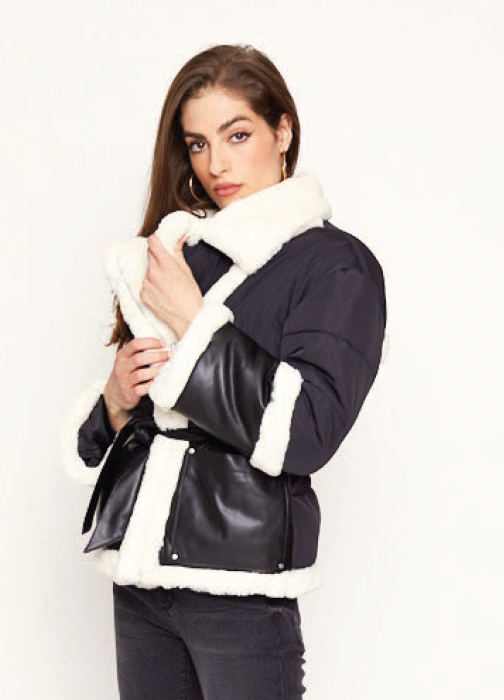 Baby its Cold Wrap Puffer Jacket