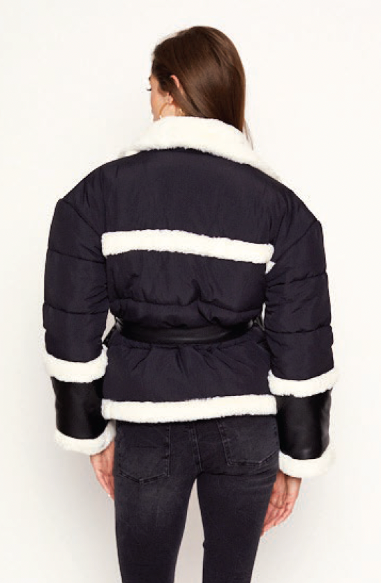 Baby its Cold Wrap Puffer Jacket