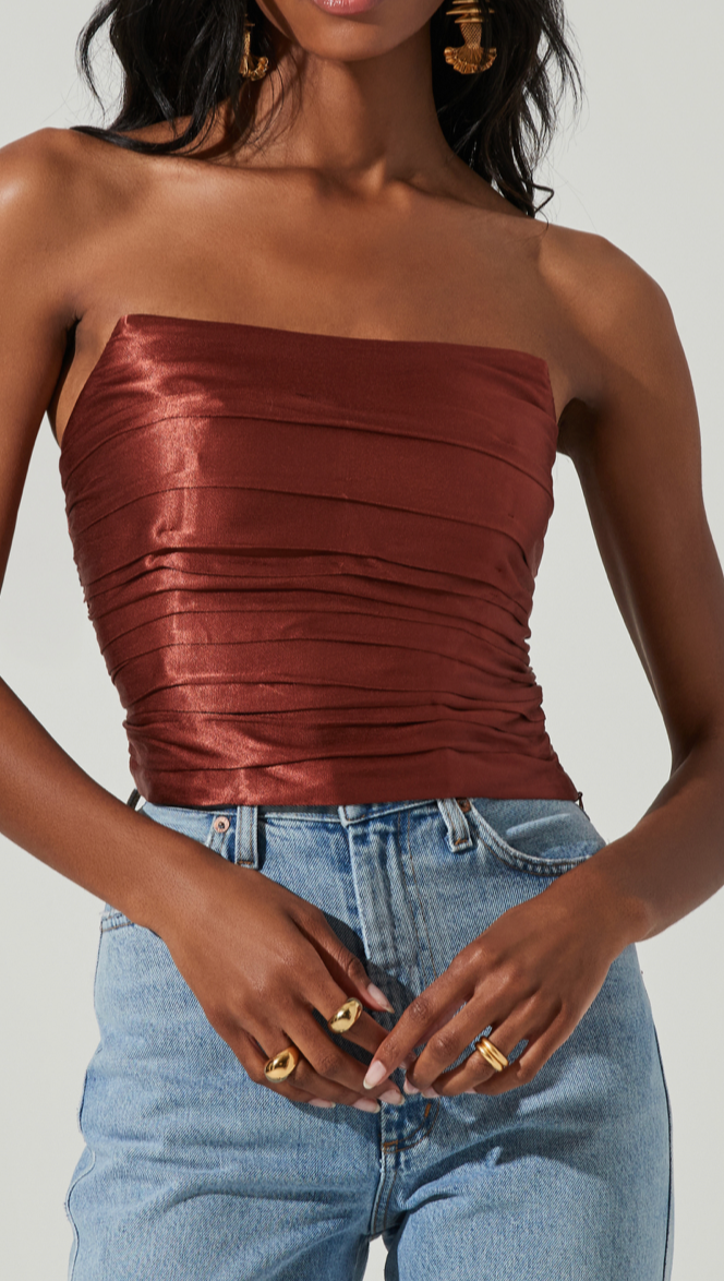 The Satin Corset Top by ASTR